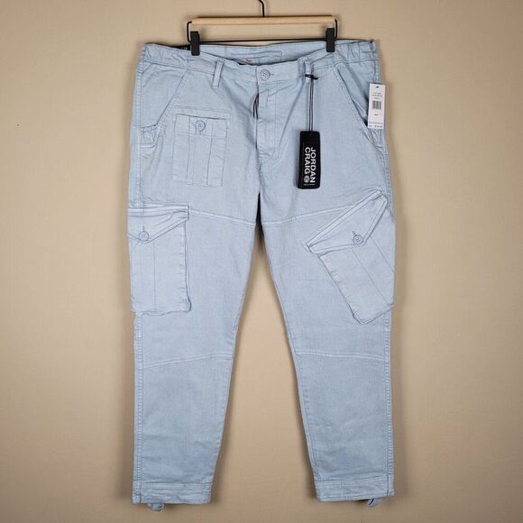 Jordan Craig Size 40x32 Aaron Trailblazer Cargo Pants Utility Ice Blue NWT - Picture 2 of 16